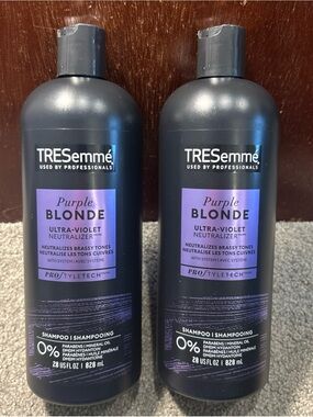 X2 TRESemme Purple Blonde Ultra-Violet Brassy Tone Neutralizer SHAMPOO 28oz